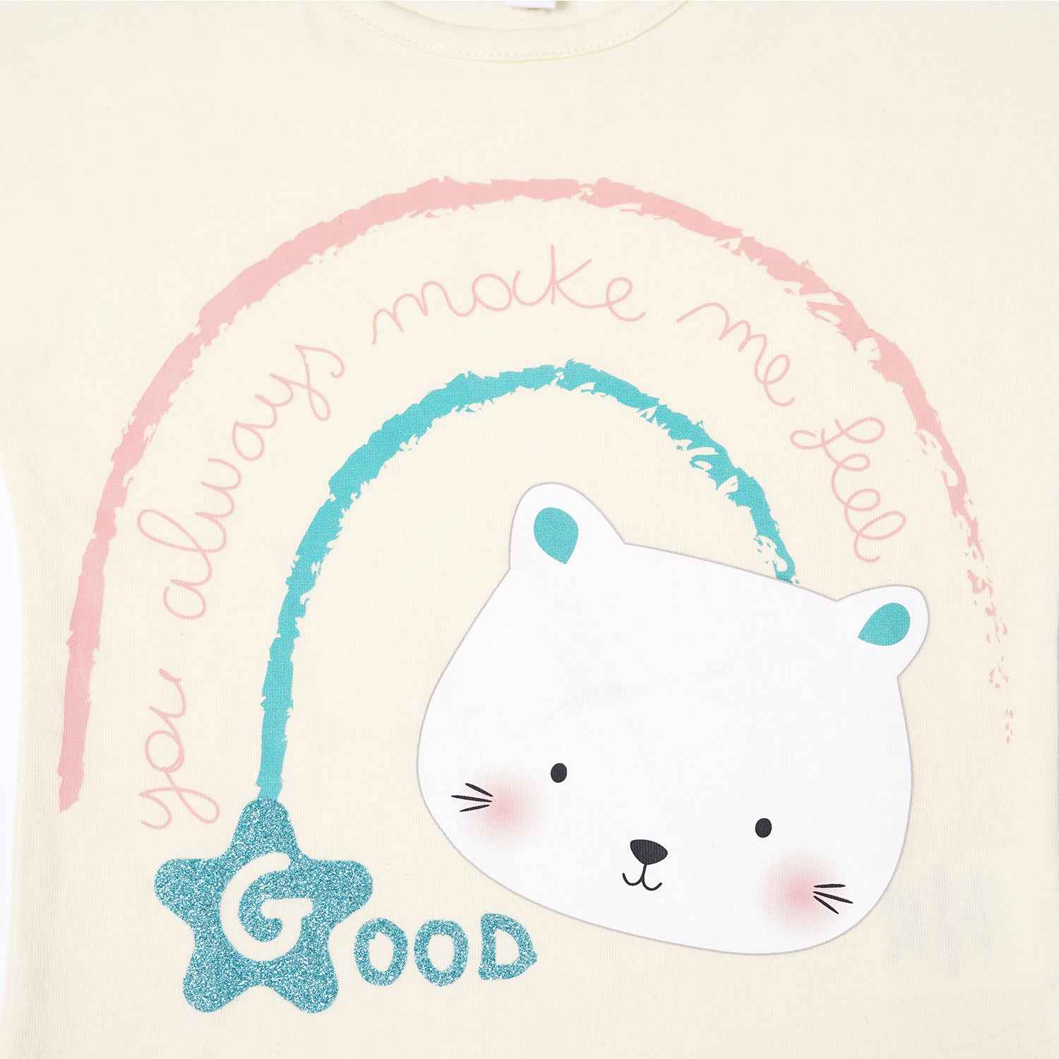 T-Shirt with Pajama Set - Hello Cutie