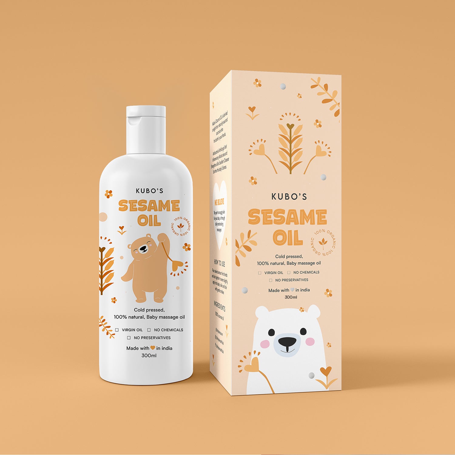 Kubo's Sesame Massage Oil (300ml)