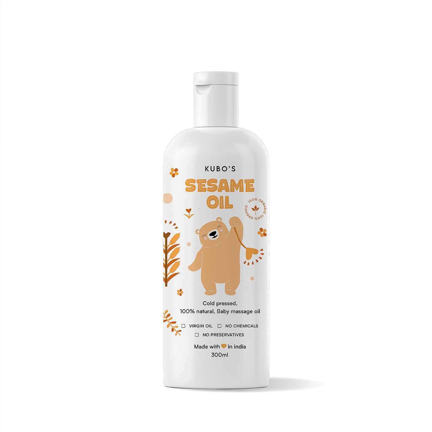 Kubo's Sesame Massage Oil (300ml)