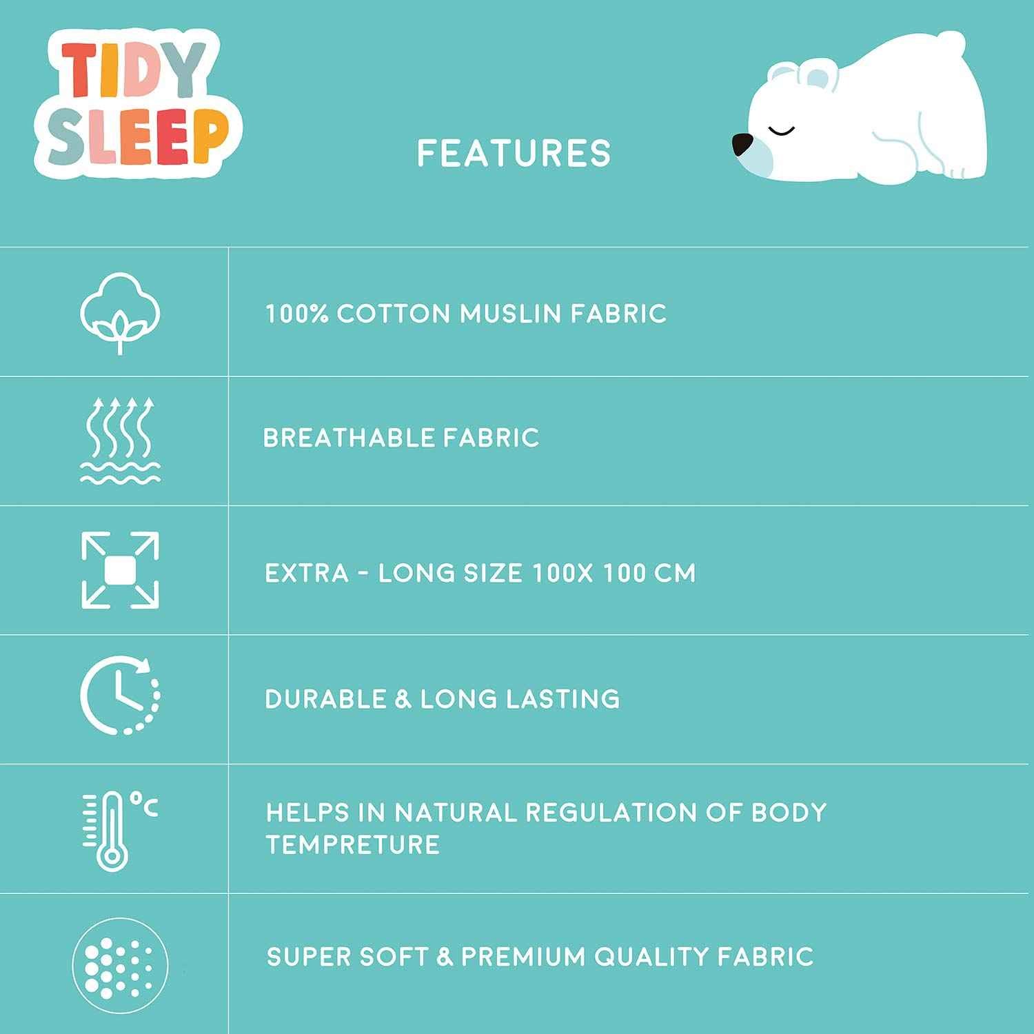 Xoxo - Cotton Muslin Swaddle - Pack of 3