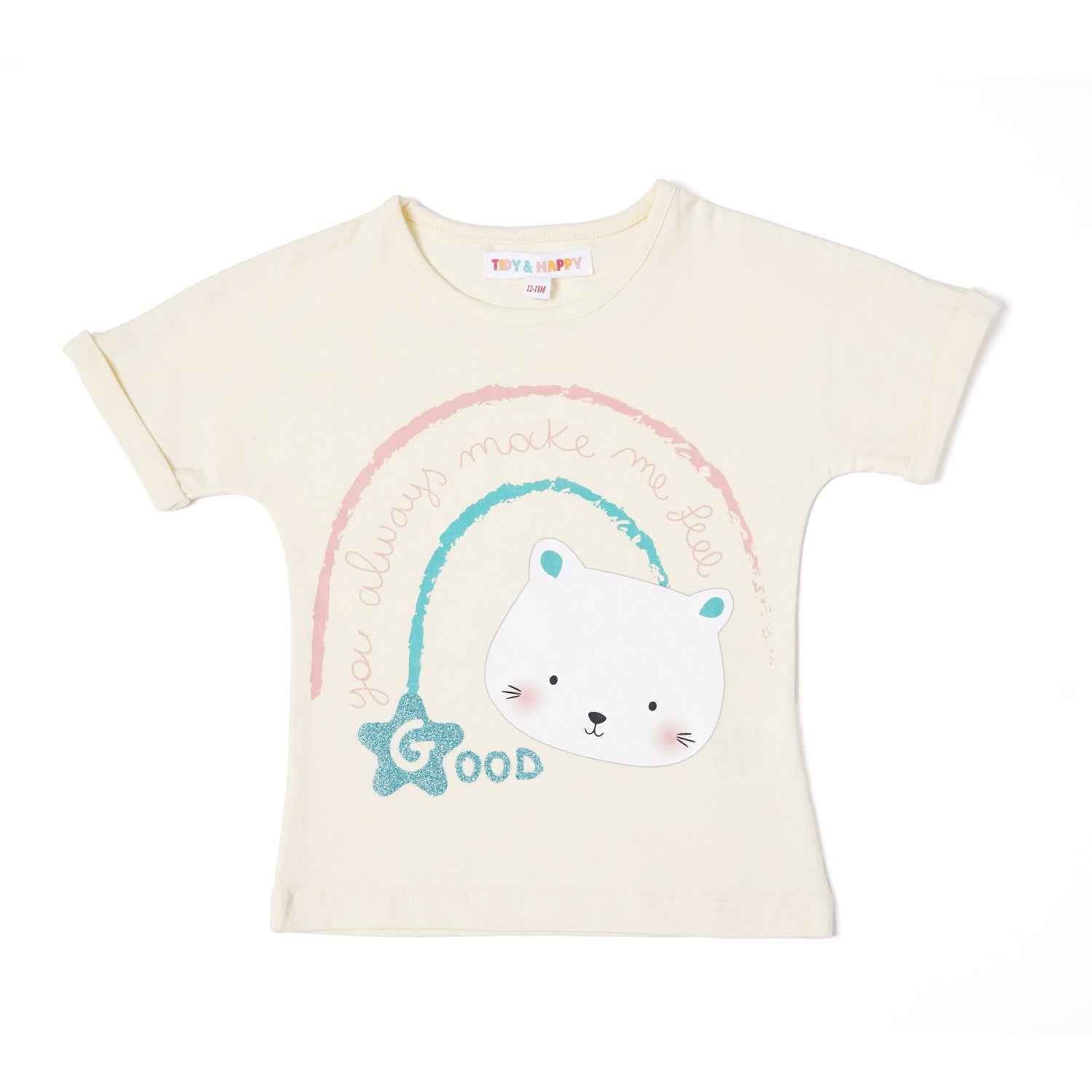 T-Shirt with Pajama Set - Hello Cutie
