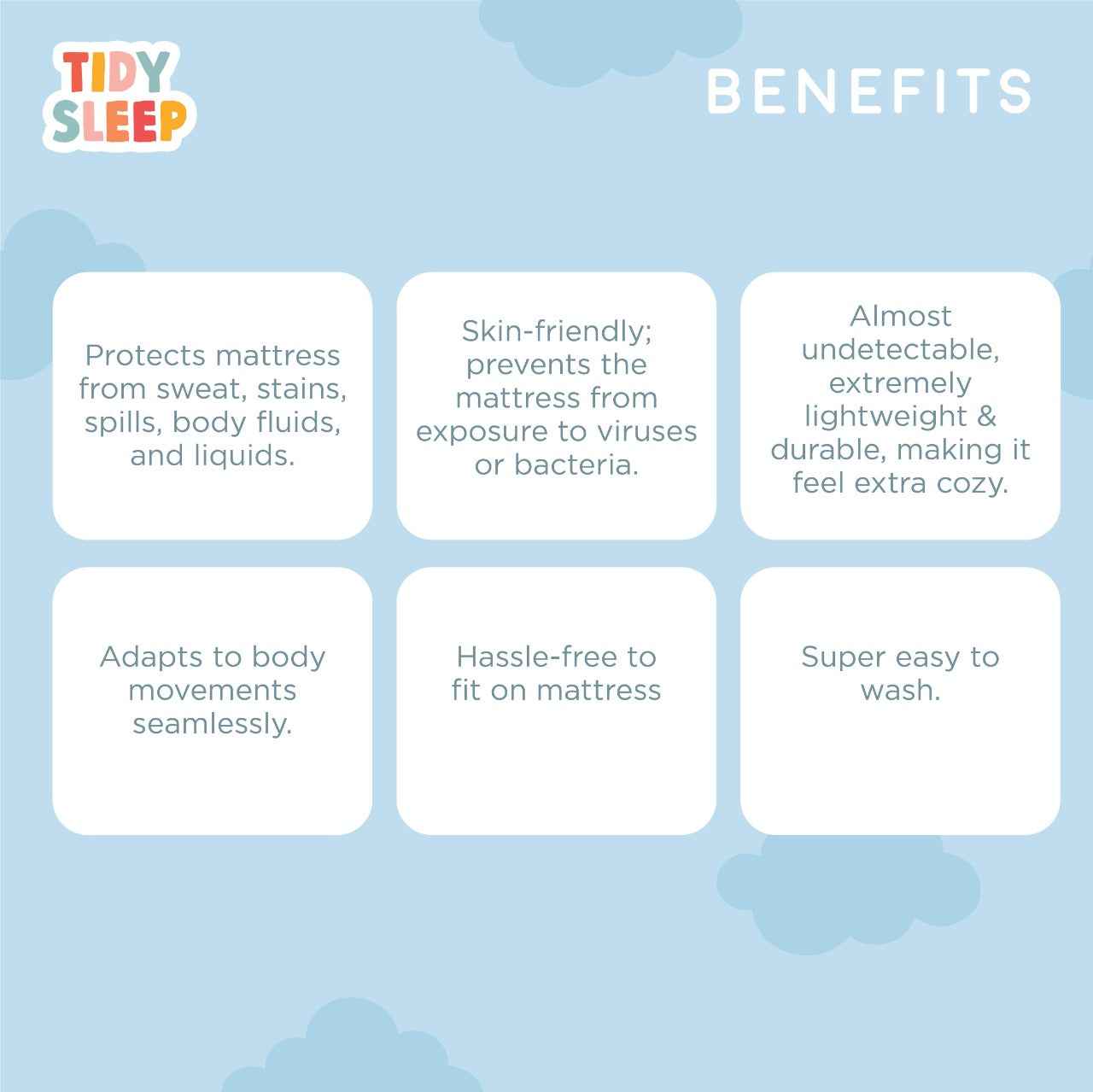Waterproof Soft Terry Cotton Breathable Fitted Style Mattress Protector - Gray
