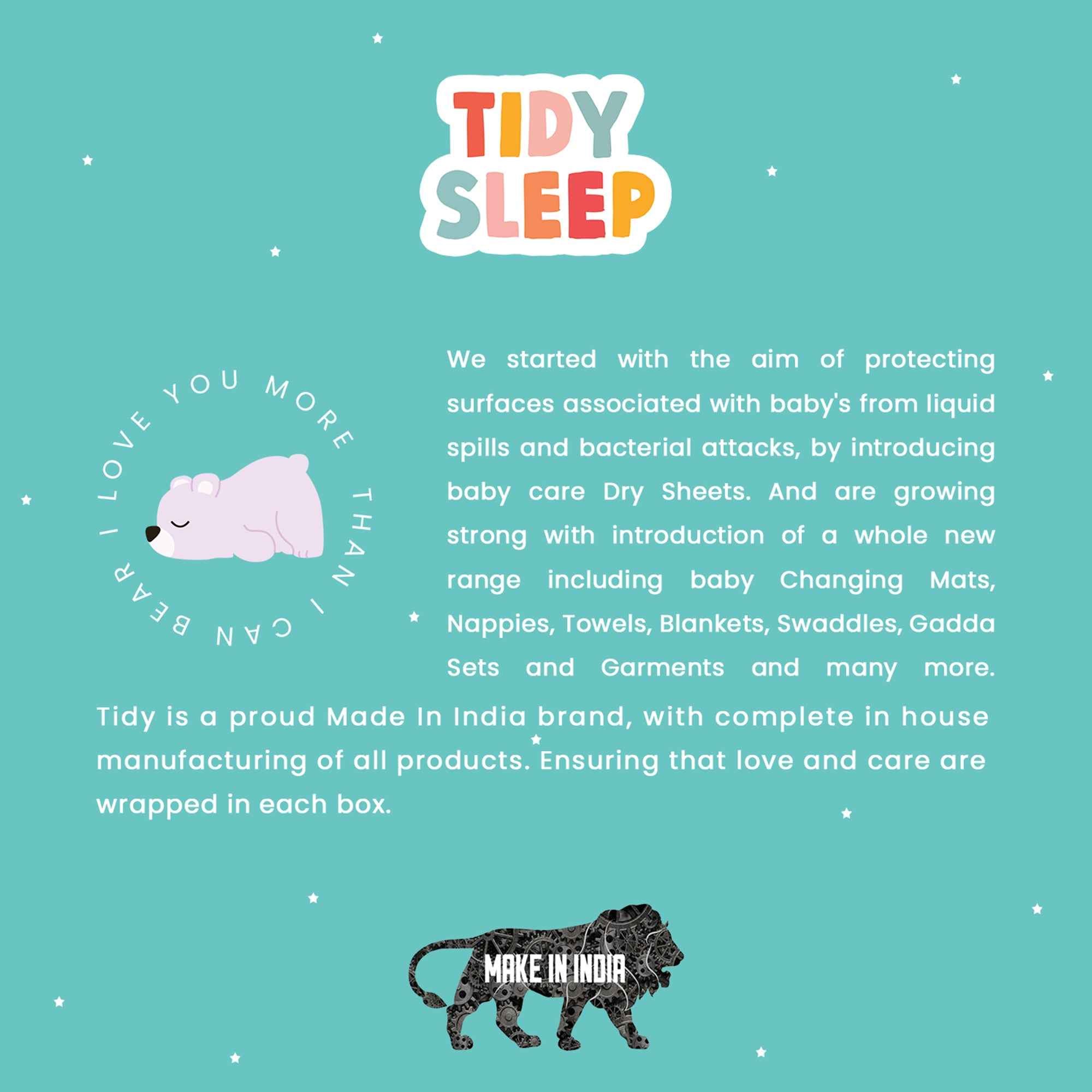 Waterproof Dry Sheet - Pack 3