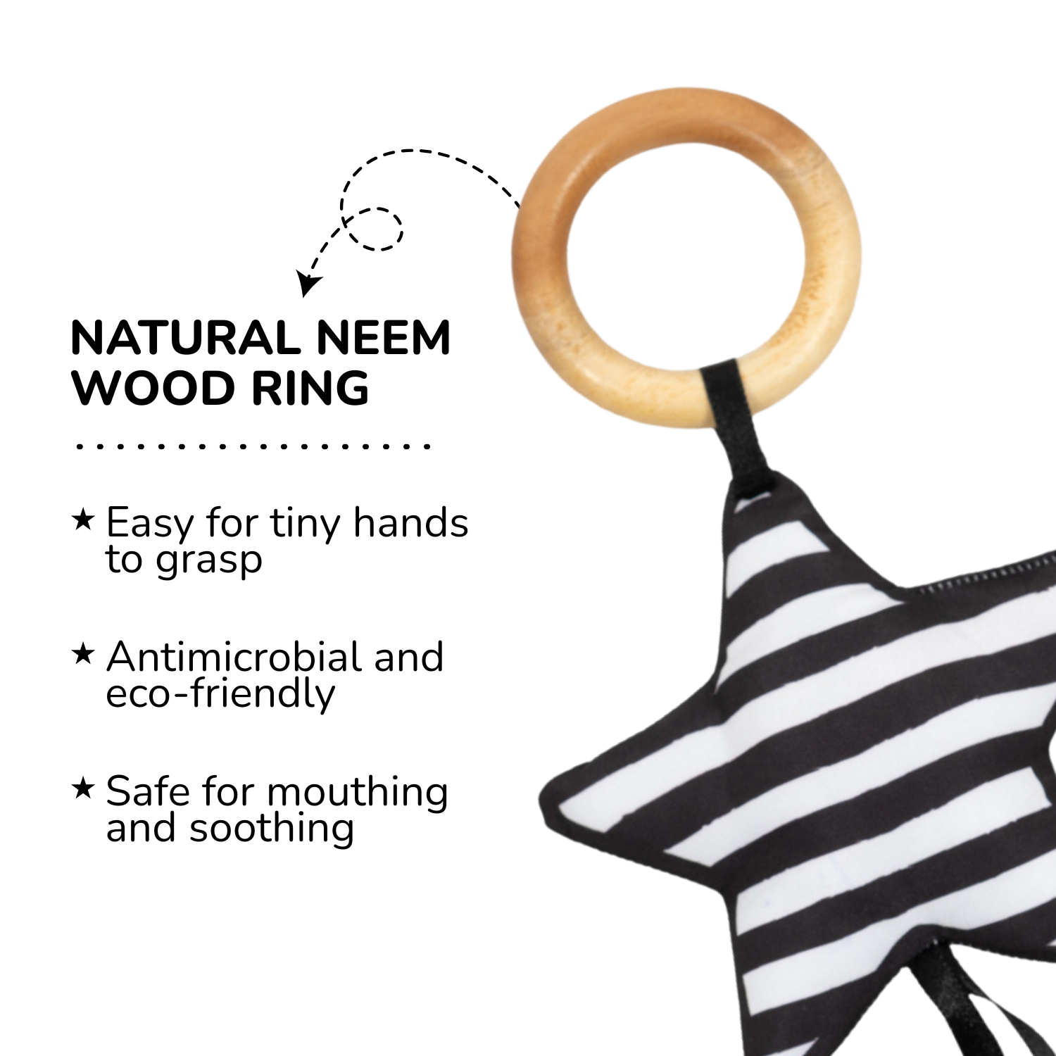 Star Shaped High Contrast Sensory Toy