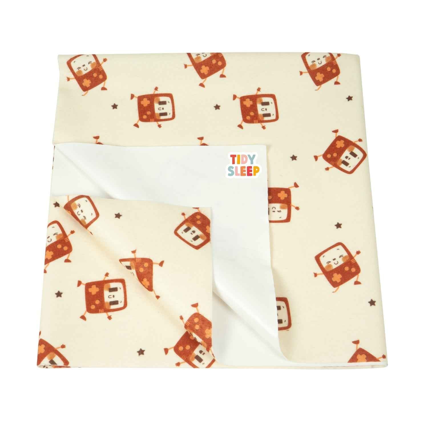 Printed Waterproof Dry Sheet - Smart Robot