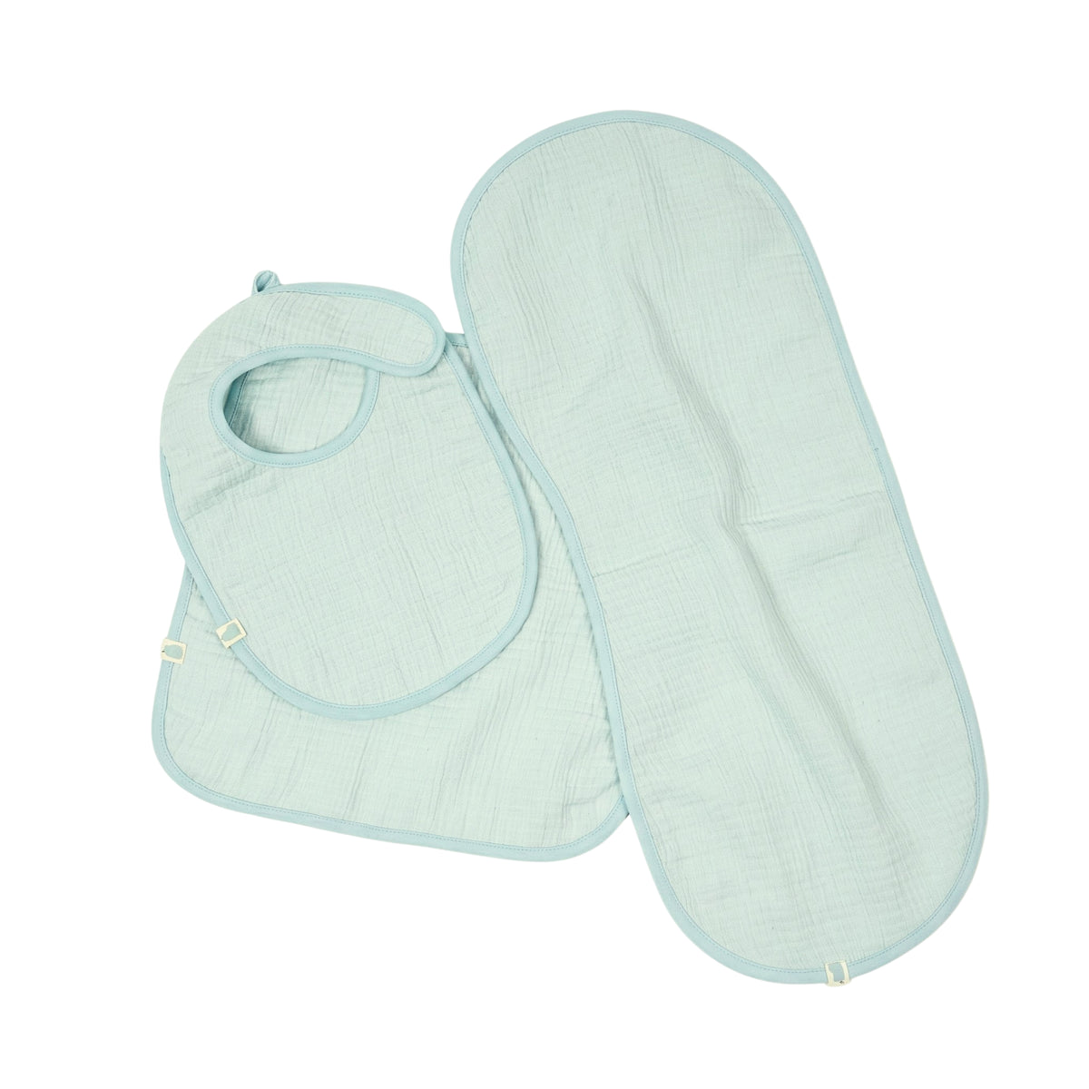 Muslin Baby Care Set of 3 - Bib, Burp Cloth & Face Napkin - Badal