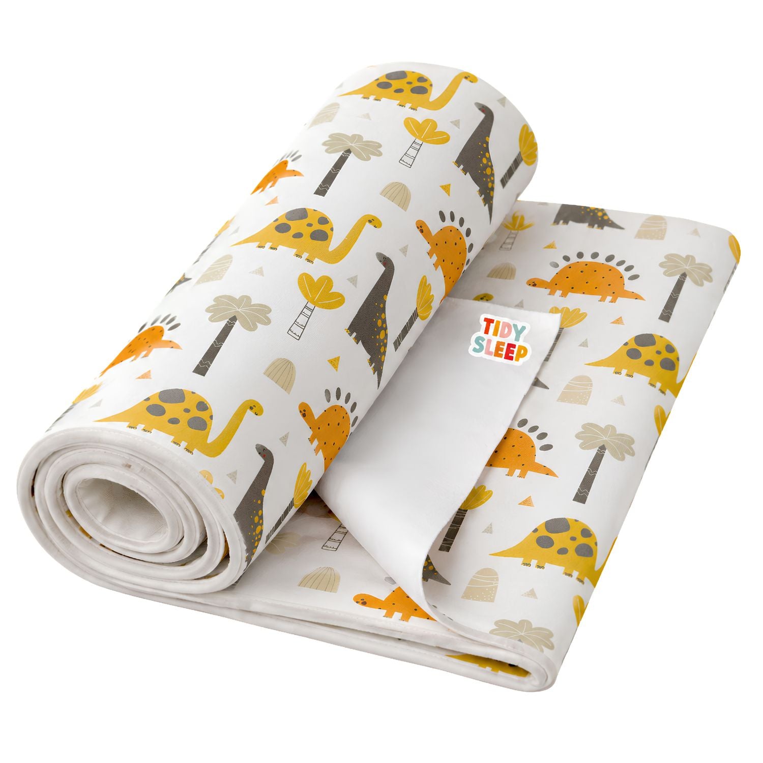Printed Waterproof Dry Sheet - Dino Adventure