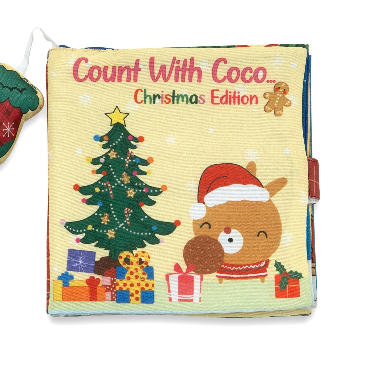 Count with Coco-Christmas Edition | Colourfull Cloth Book for Infant