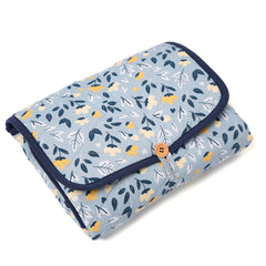 On the go mat for baby | Foldable| MOM&ME Green Flower