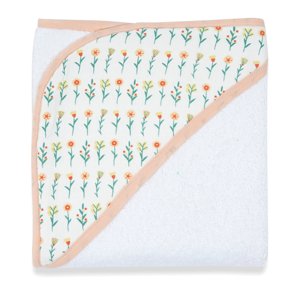 Terry Bath Towel - Flora