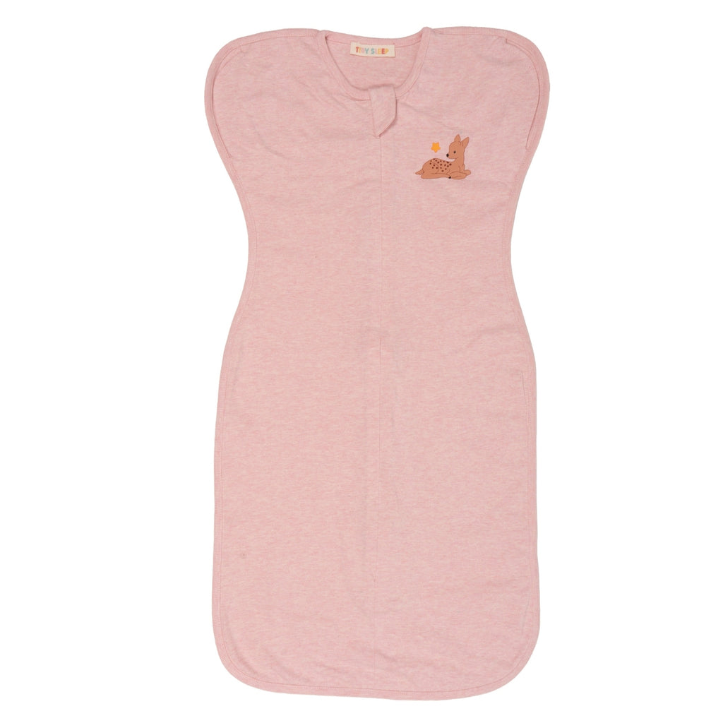 Arms-Up Cotton Jersey Swaddle - Pink