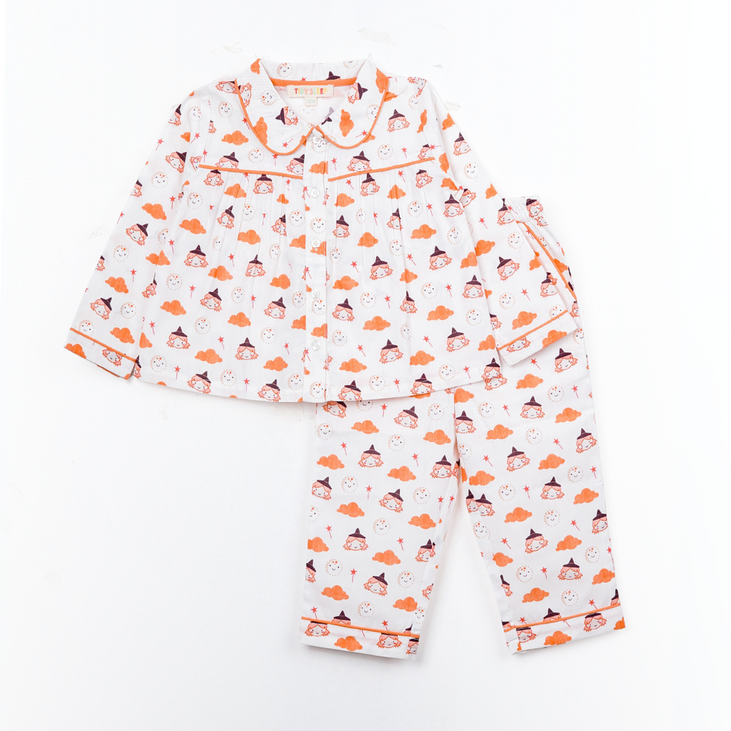 Cotton Candy Clouds Night Suit