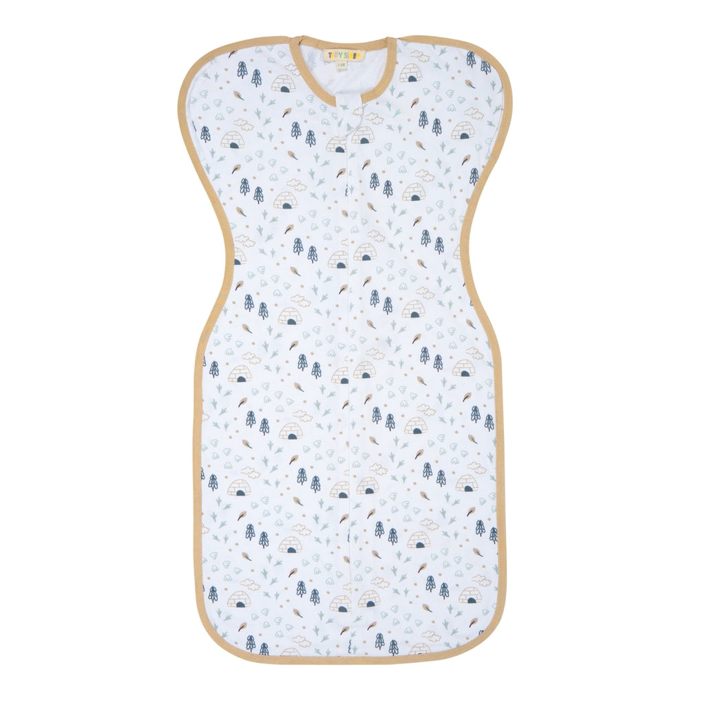 Hands-Up Cotton Jersey Wrapper - Icy day