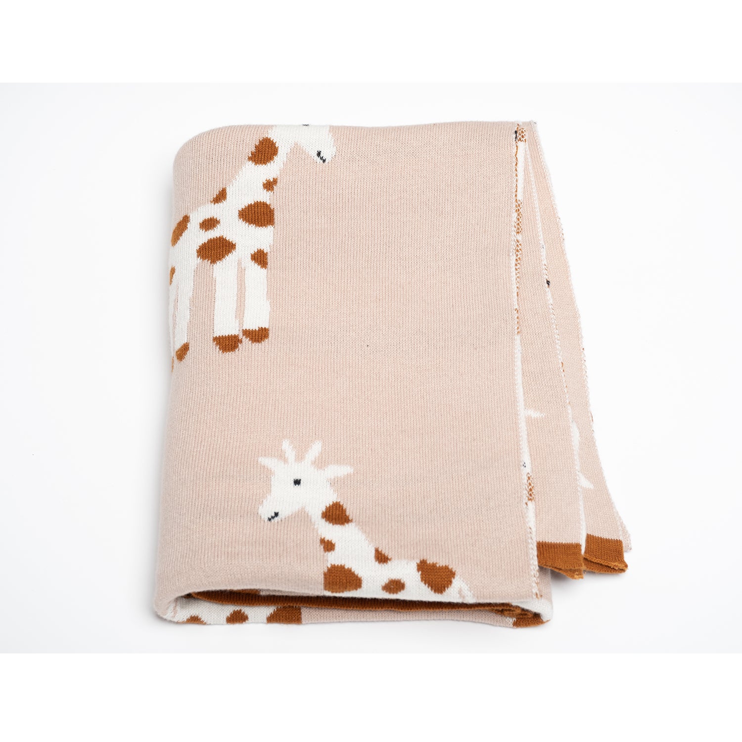 Tidy sleep 100% Cotton Giraffe Print  Multipurpose Knitted Baby Blanket