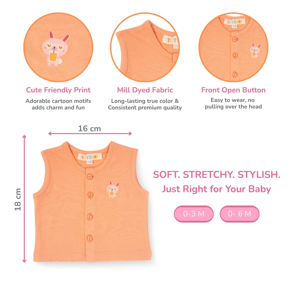 Baby Cotton Vest and Bloomer Set - Yellow