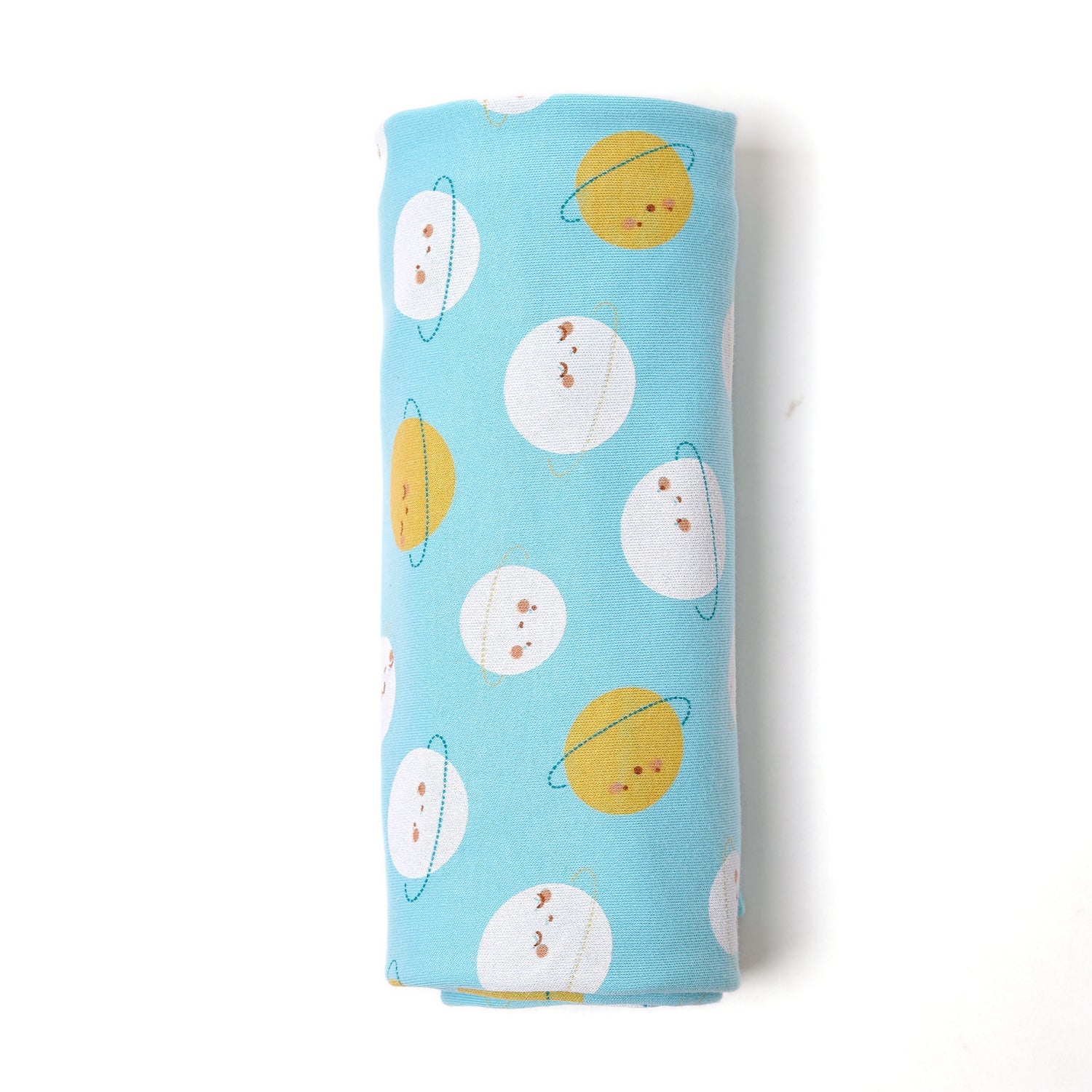 Cotton Jersey Swaddle - Saturn Out in World