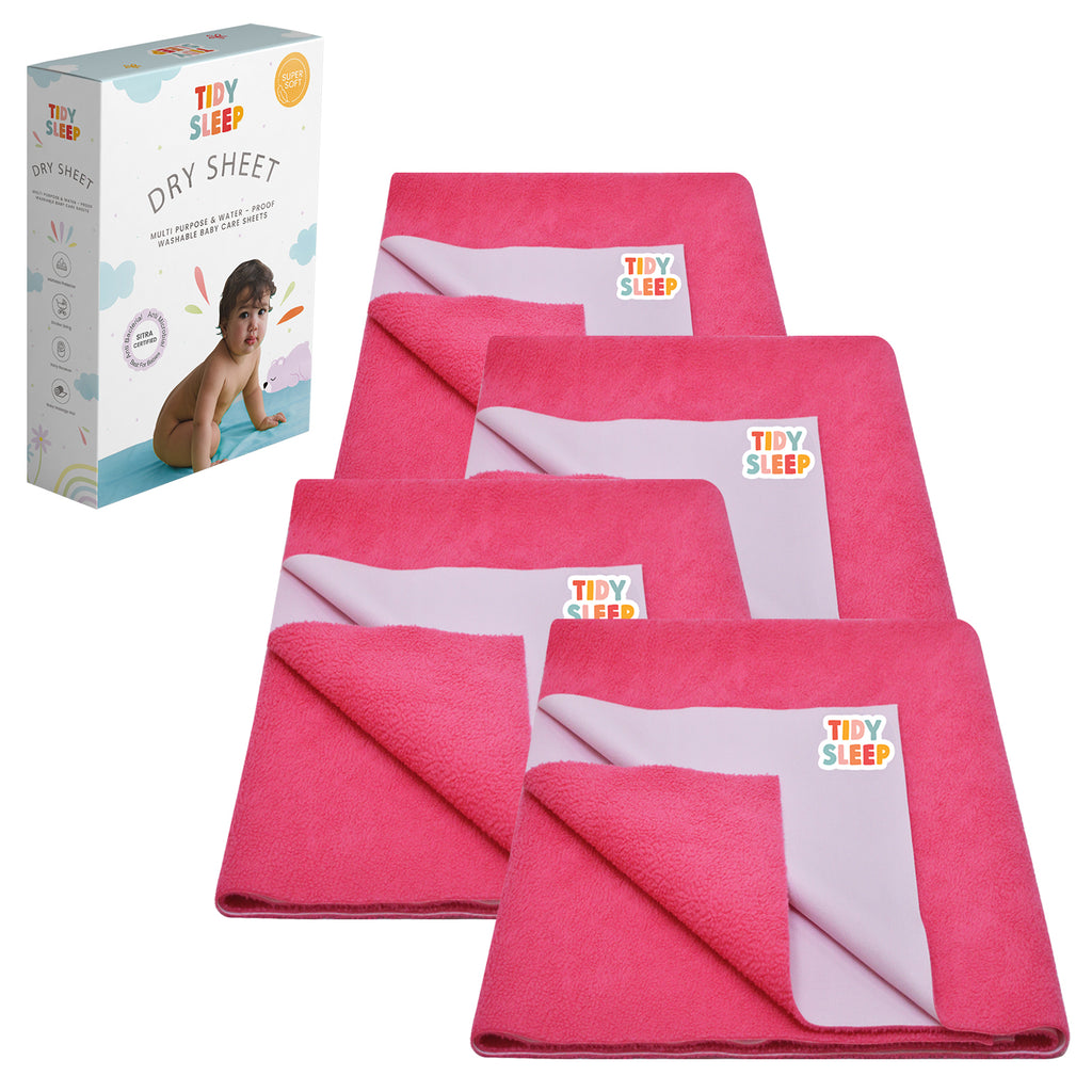 Waterproof Dry Sheet Hot Pink Pack