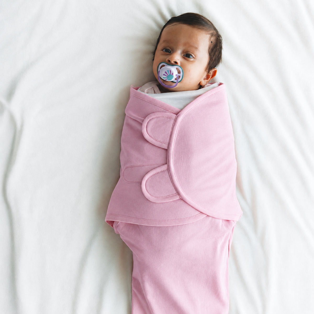 Hug Me Cotton Jersey Swaddle - Pink
