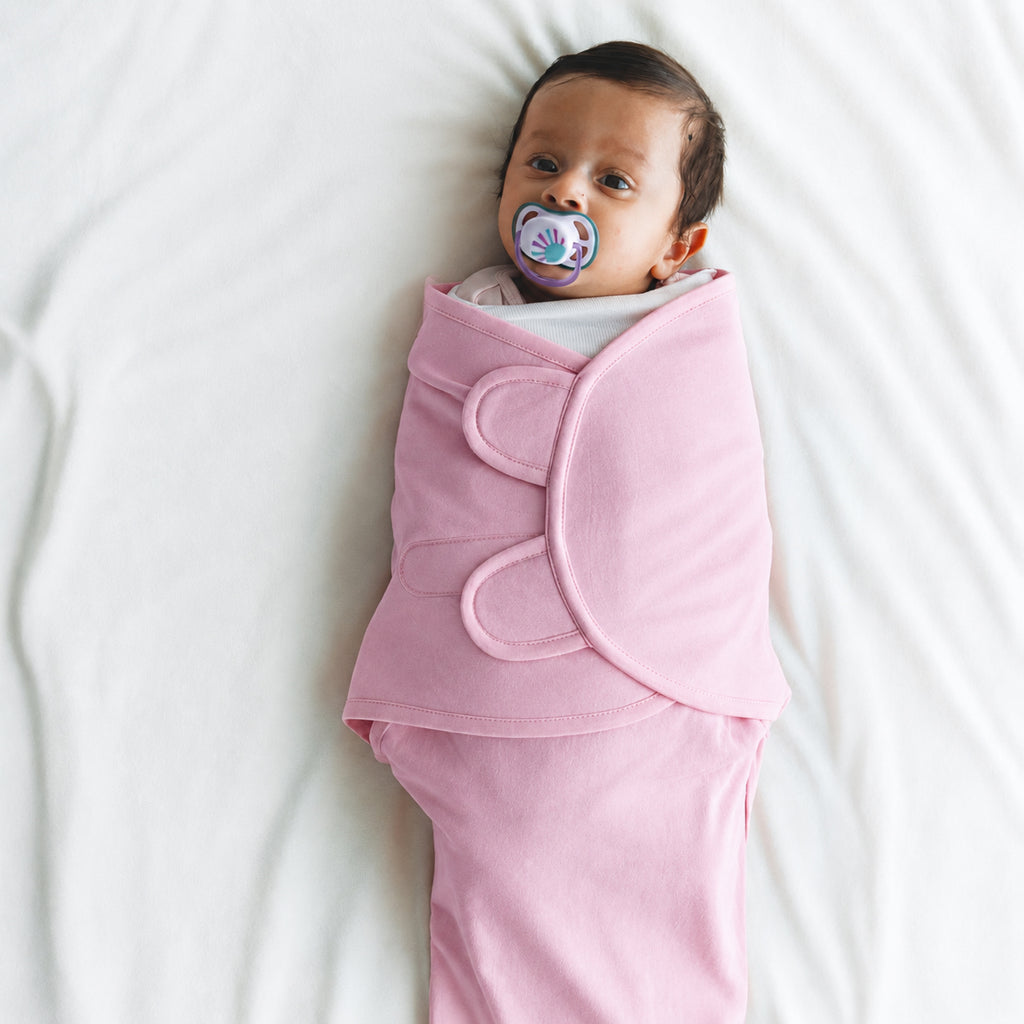 Hug Me Cotton Jersey Swaddle - Pink