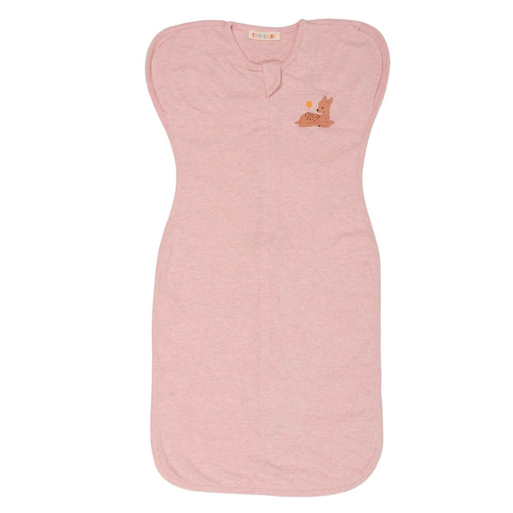 Arms-Up Cotton Jersey Swaddle - Pink