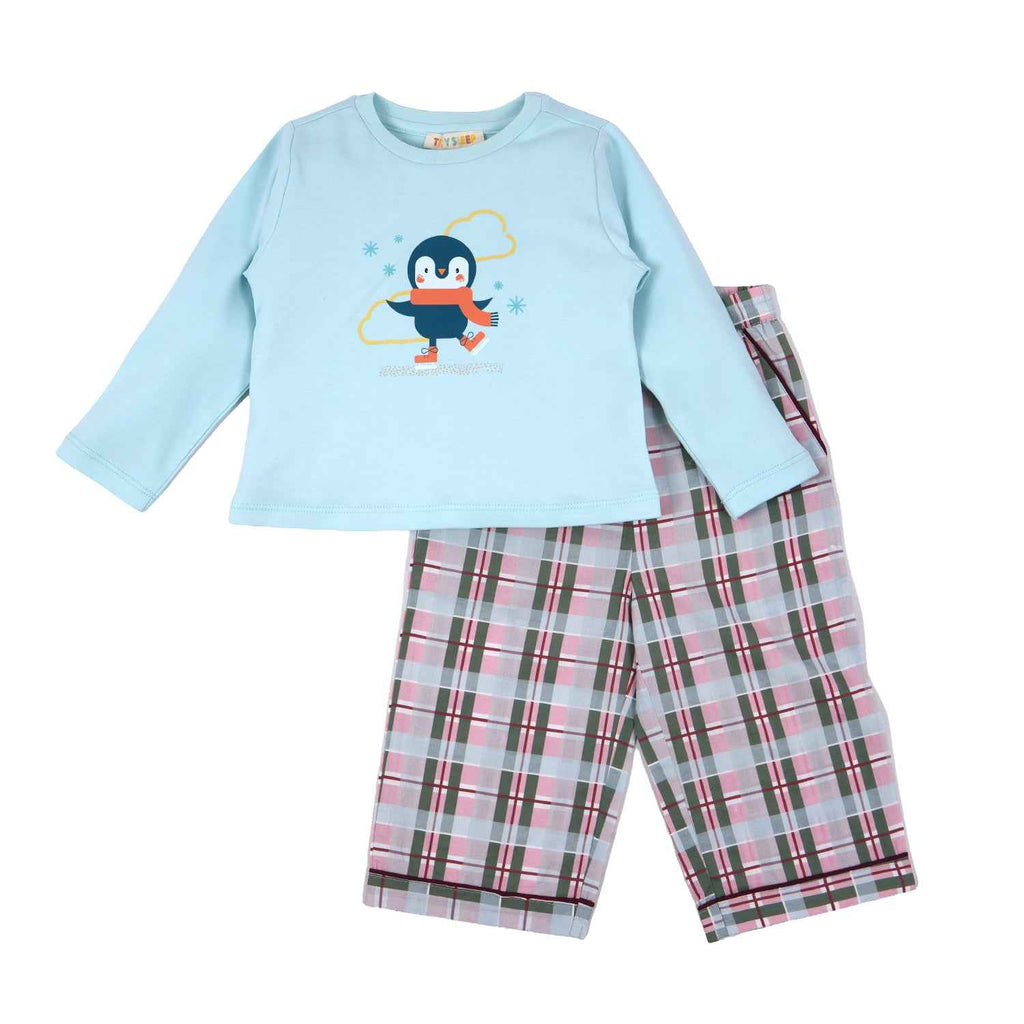 Chilly Penguin Cotton Night Suit
