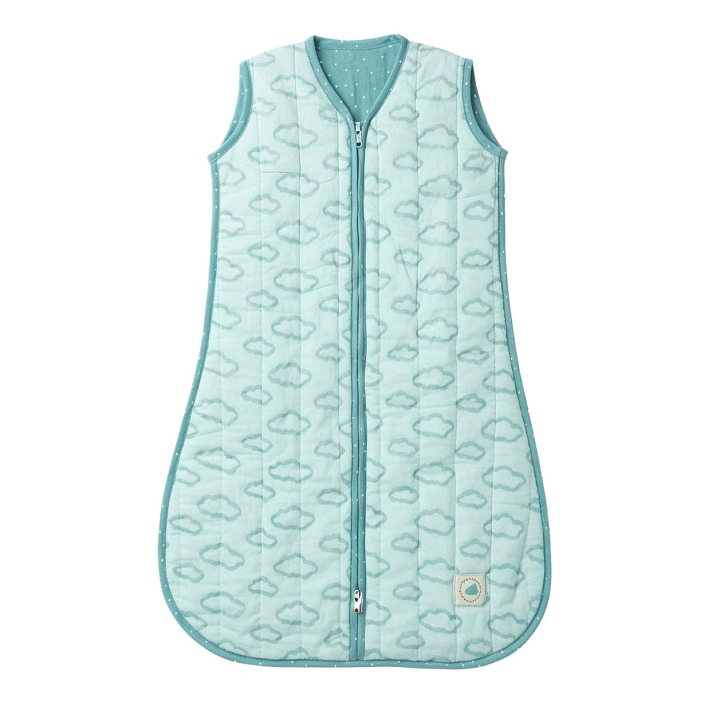 Mulmul Cotton Sleep Sack with Zip - Cloud