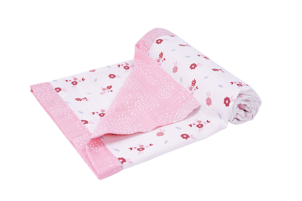 Muslin Dohar - (Blossom Pink)