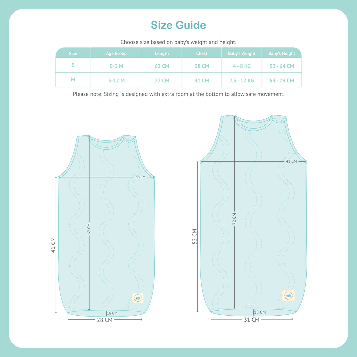 Poplin Cotton Sleep Sack - Bloom Vines