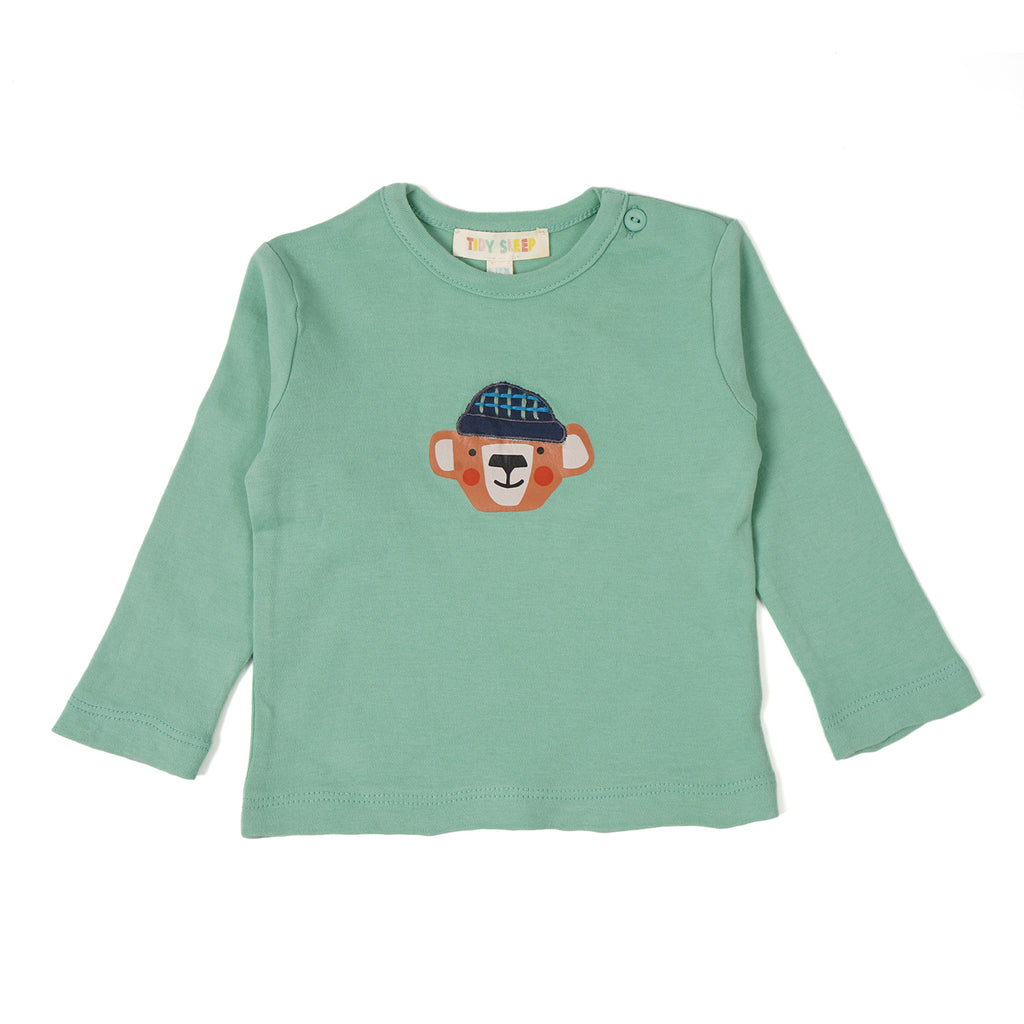 Monkey Green T-Shirt-Jersey