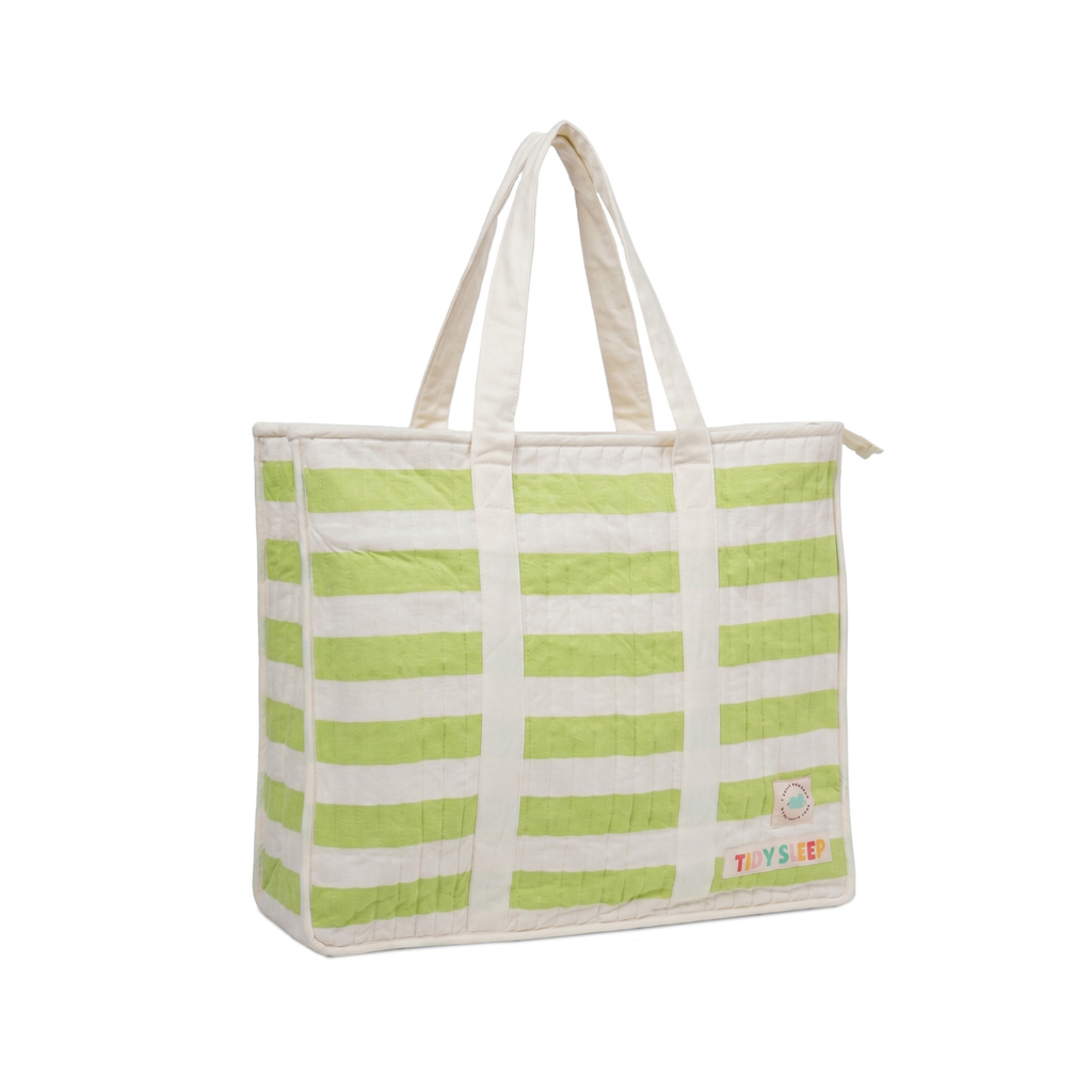 Cotton Muslin Hospital Bag - Mint Green