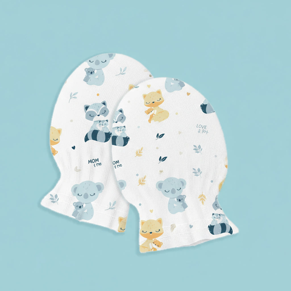 Cotton Baby Mittens - Mom&Me