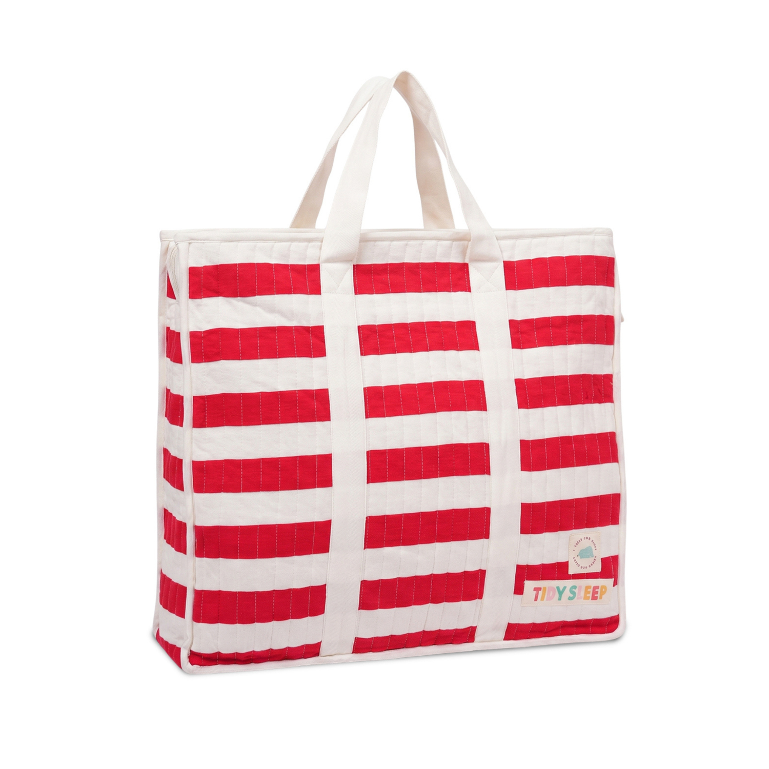 Cotton Muslin Hospital Bag - Red