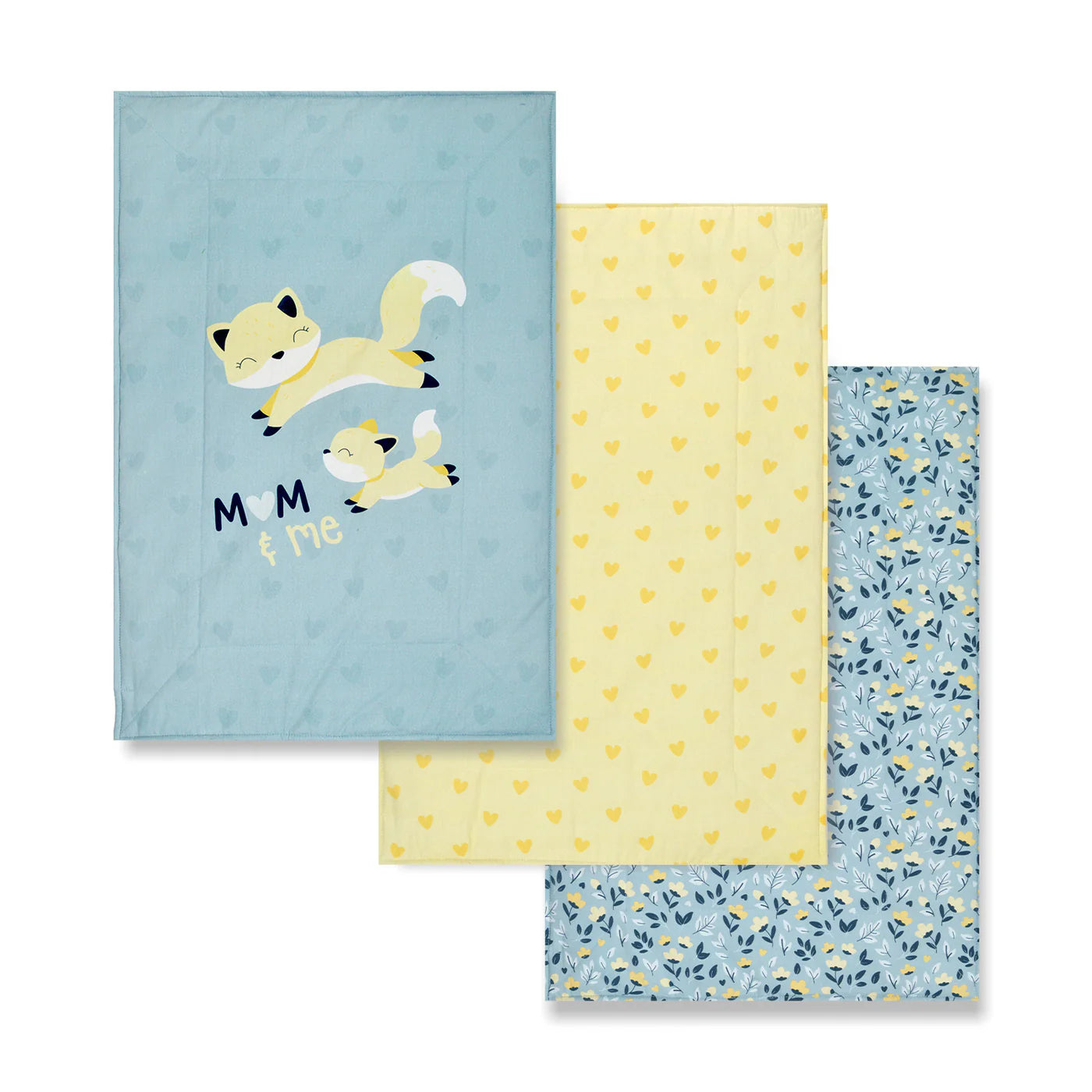Changing Mat -Mom & Me Green Flower (Set of 3)