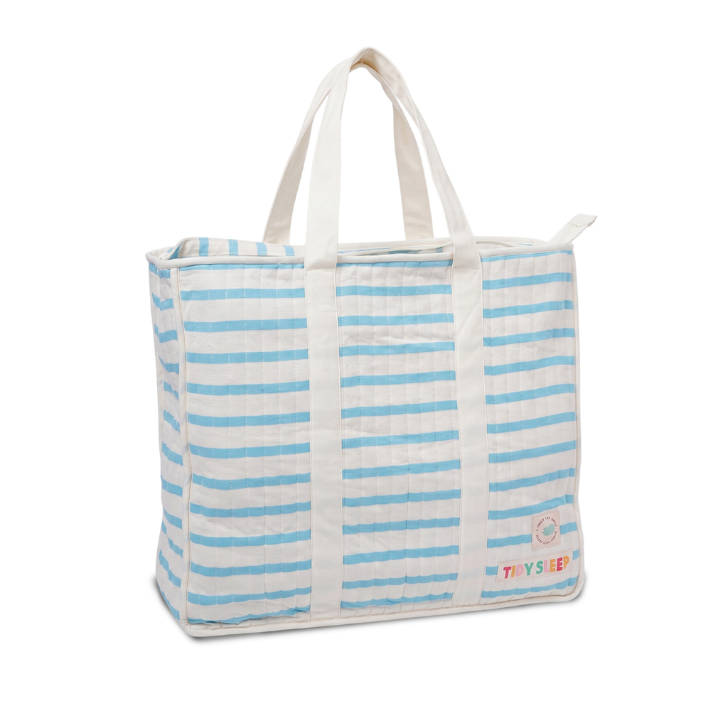 Cotton Muslin Hospital Bag - Sky Blue