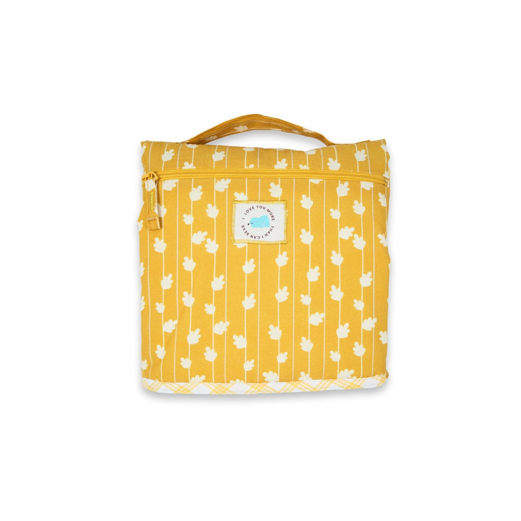 Tidy Sleep Diaper and Travel Mat Golden Petals