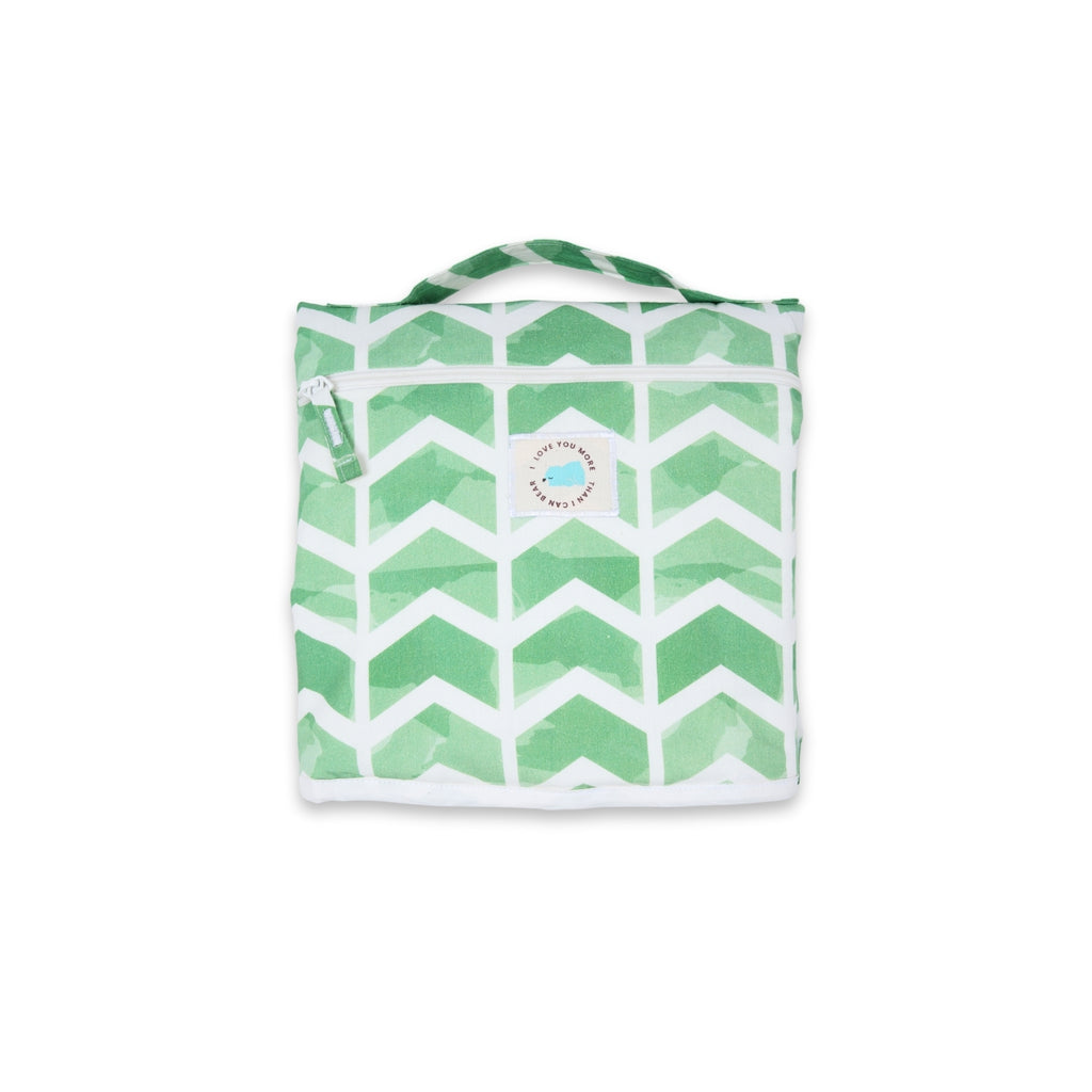 Tidy Sleep Diaper and Travel Mat Garden Tracks