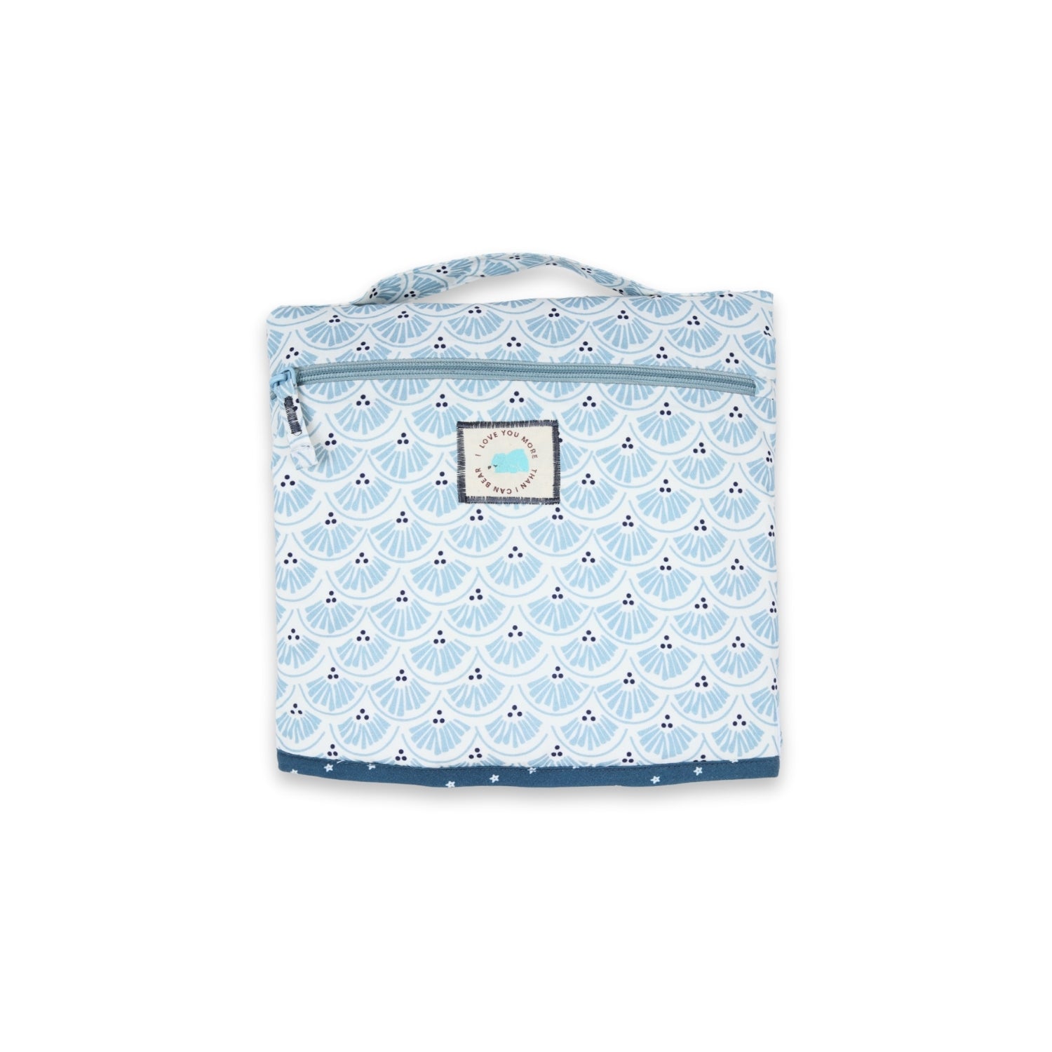 Tidy Sleep Diaper and Travel Mat Ocean Shells