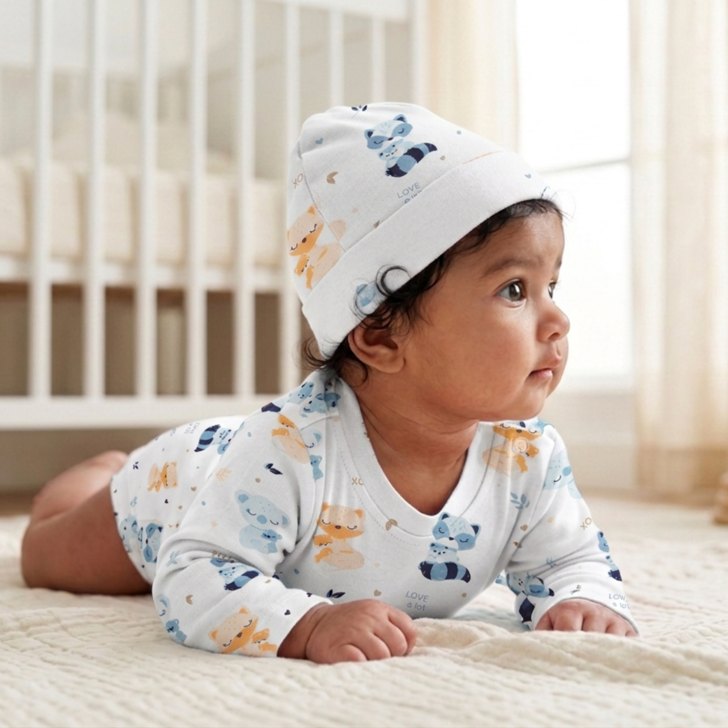 Onesie with Cap Set for Newborns - Mom & Me