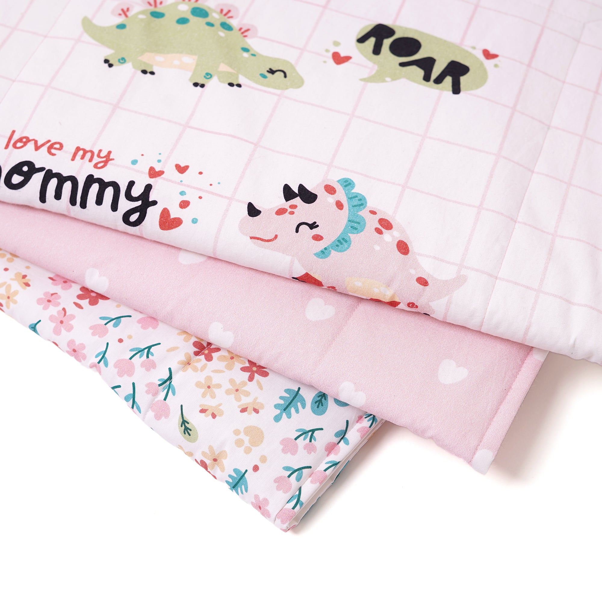 Changing Mat - Little Dino Girl