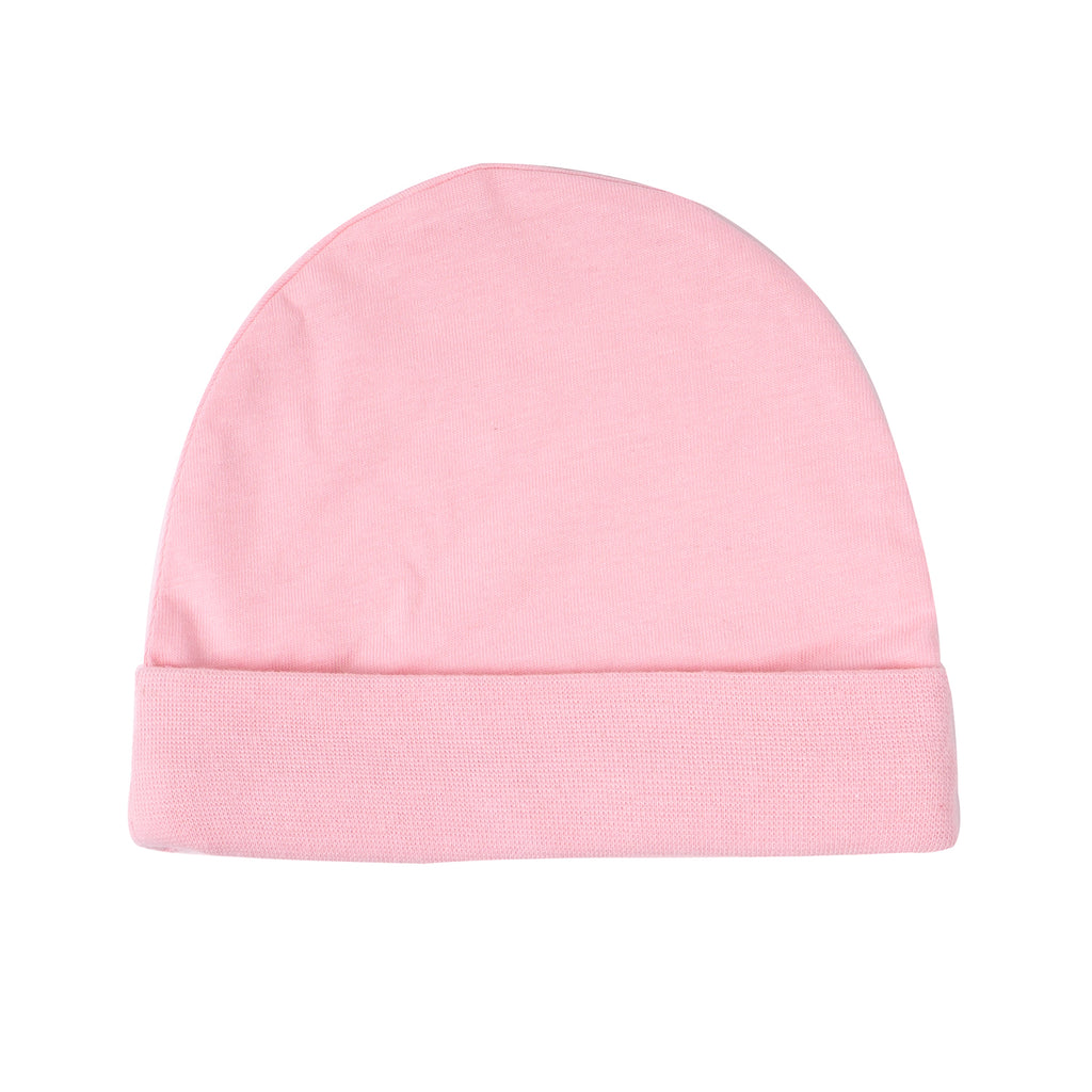 Cotton Jersey Cap - Solid Pink