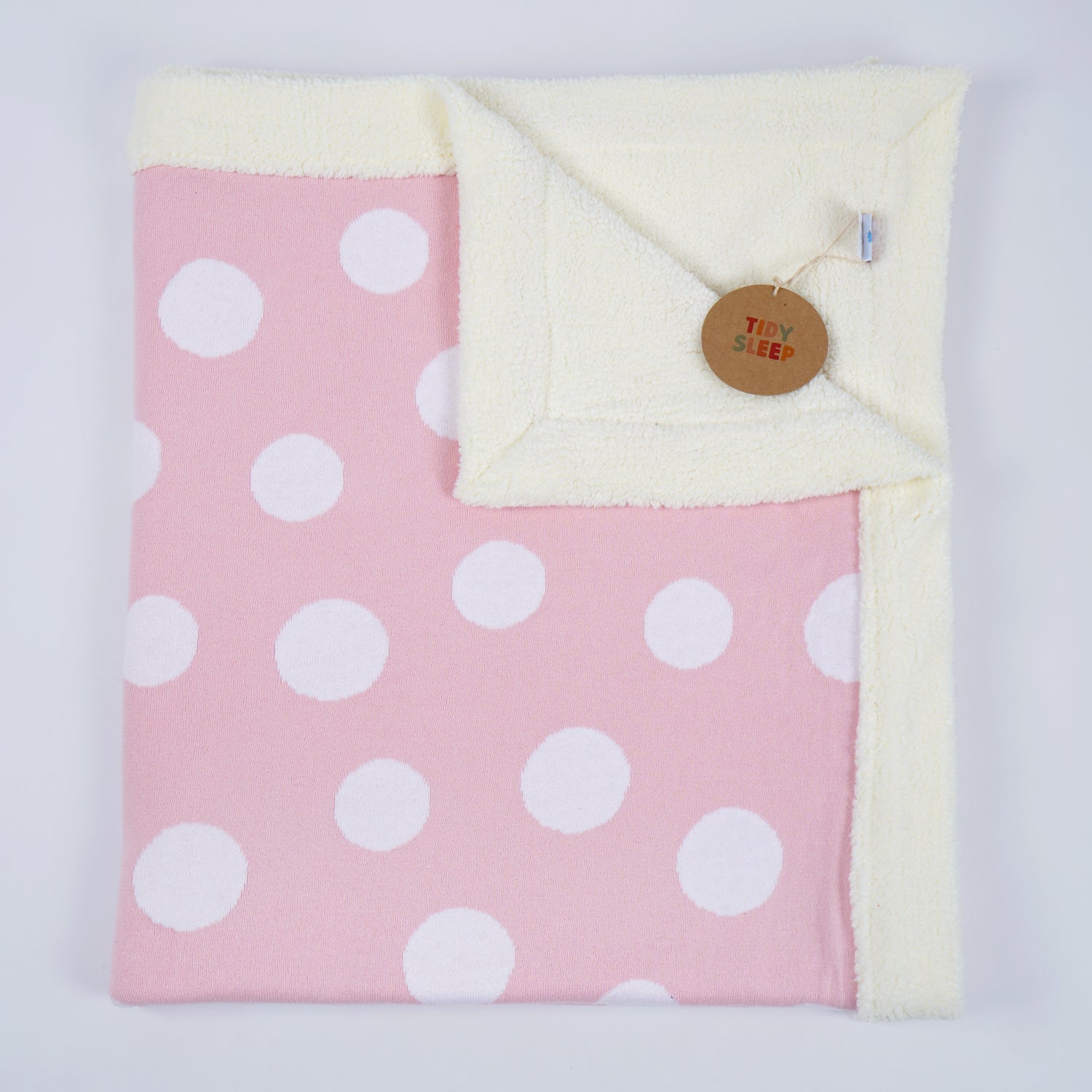 Mink Fleece Blanket - Pink Polka