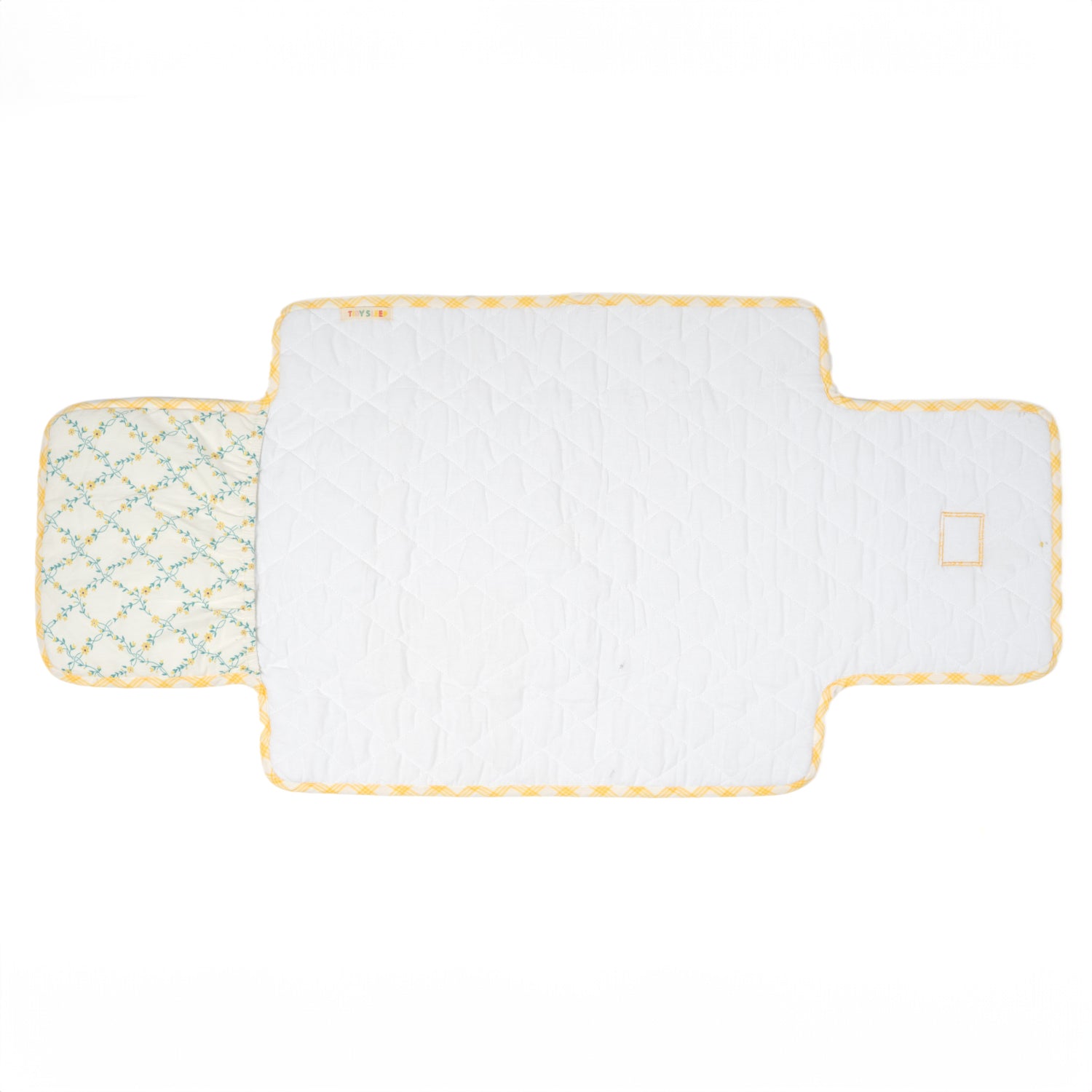 On The Go Mat - Yellow Bloom Vines
