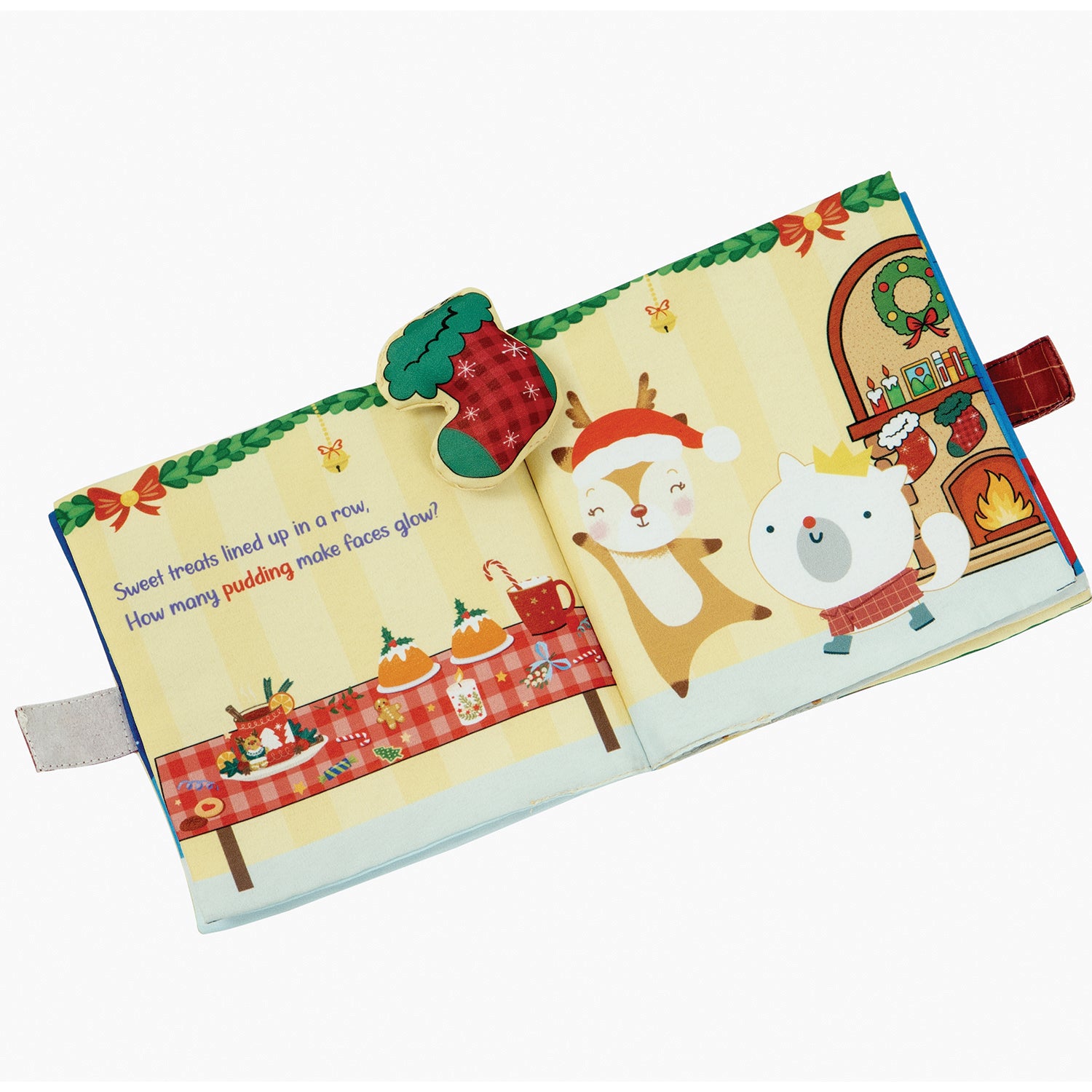 Count with Coco-Christmas Edition | Colourfull Cloth Book for Infant