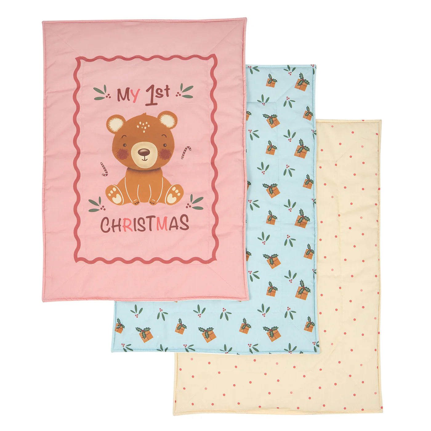 Changing Mat -  My 1st Christmas (Set of 3)