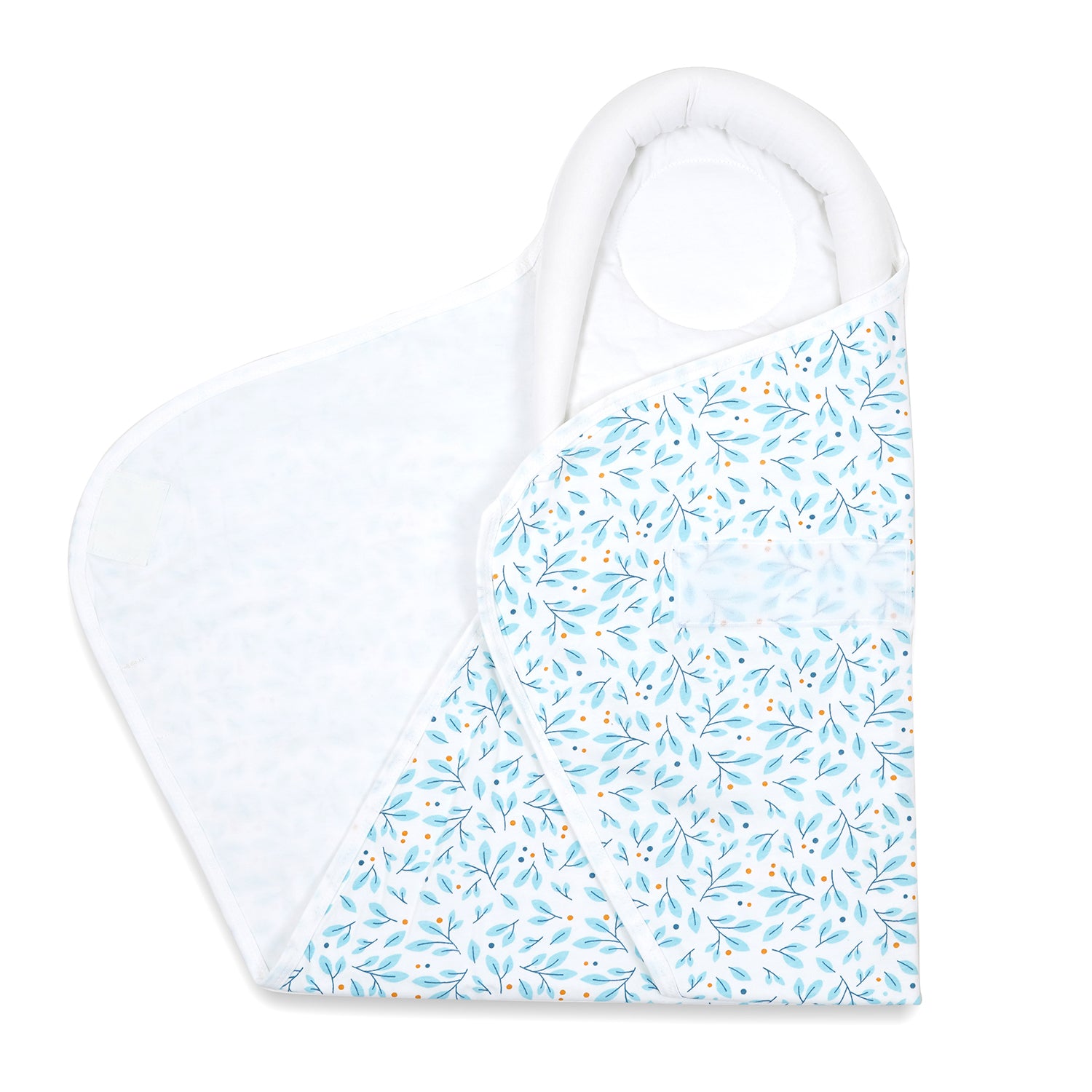 Baby Pod Wrapper - Blue Leaf