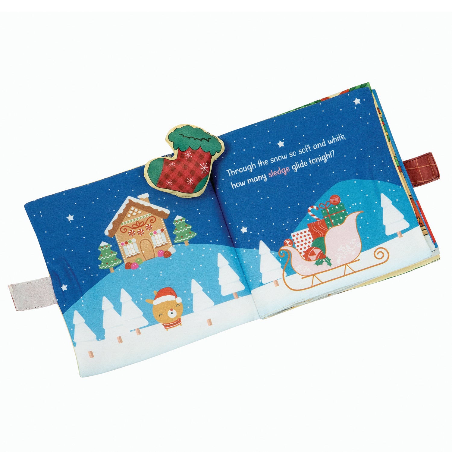 Count with Coco-Christmas Edition | Colourfull Cloth Book for Infant