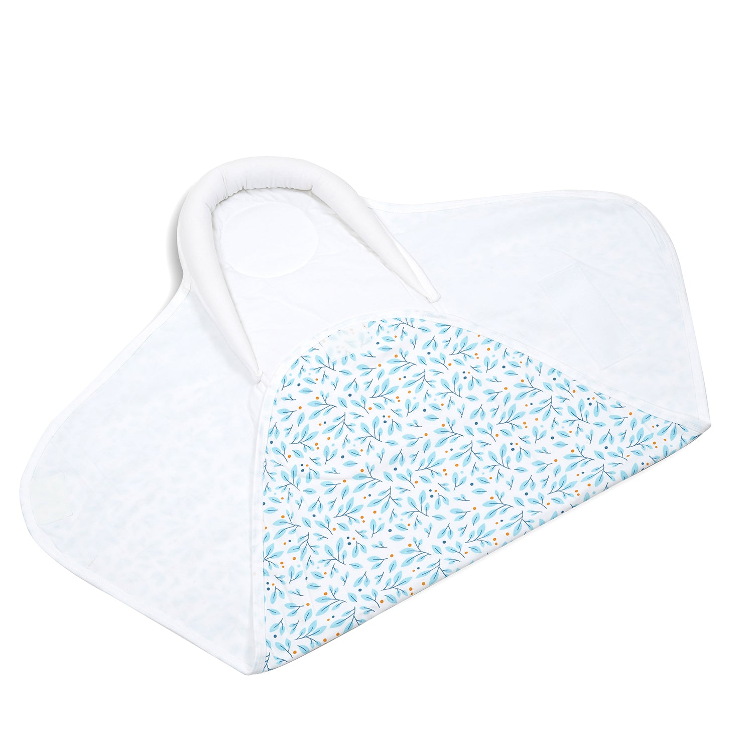 Baby Pod Wrapper - Blue Leaf