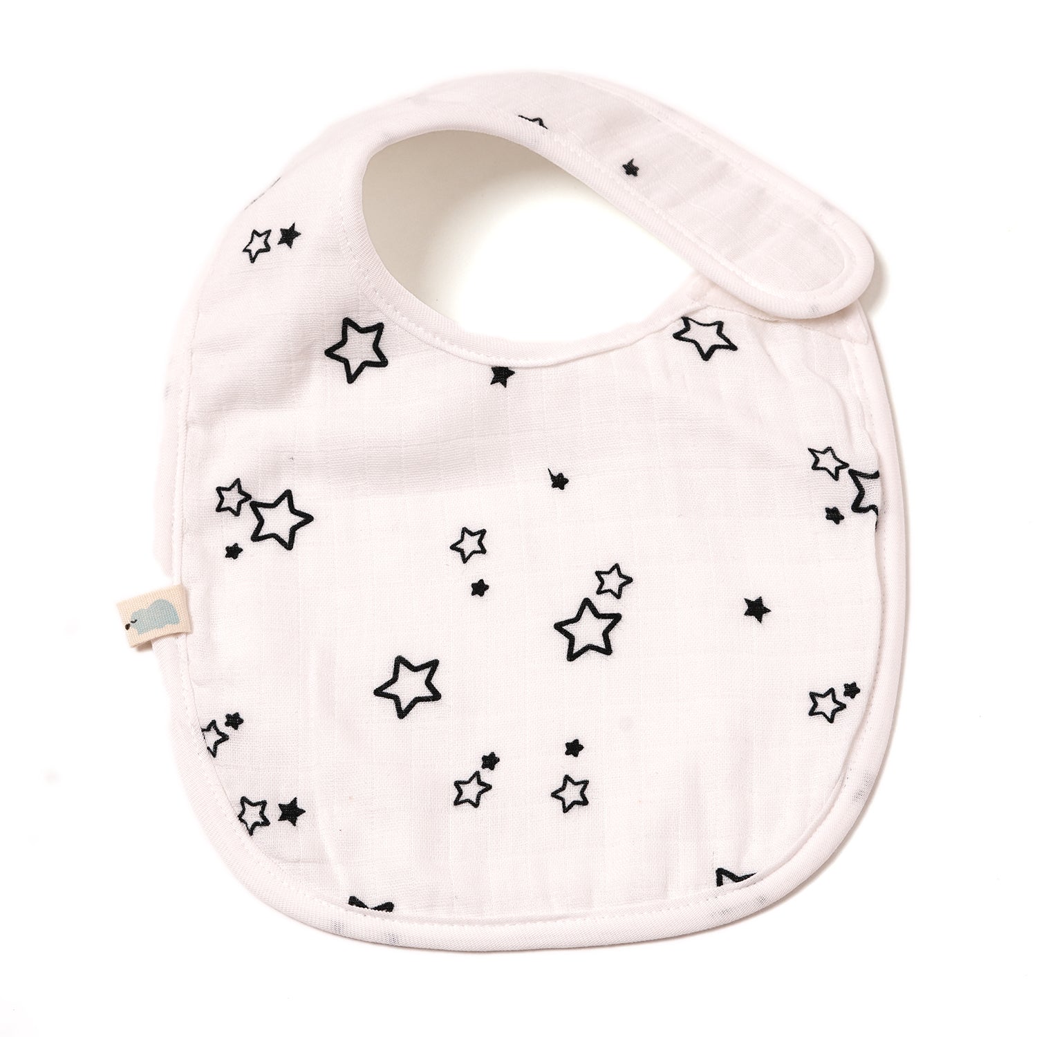 Cotton Muslin Bib - Mickey Star