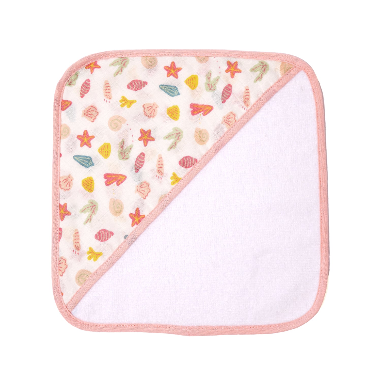 Tidy Sleep Muslin Baby Face Cloth for New Born (Washable, Reusable Extra Soft Baby Face Towel) Asorted Colour