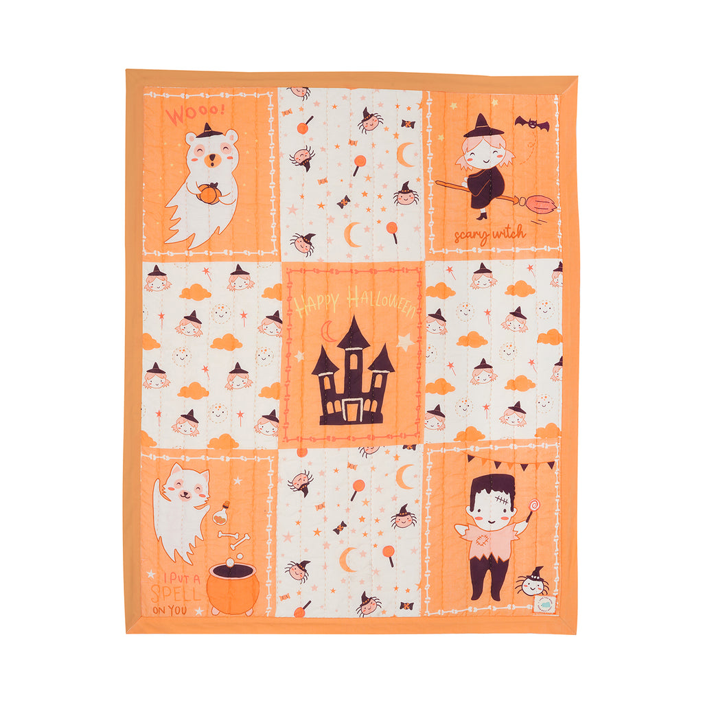 Mulmul Cotton Baby Blanket - Halloween